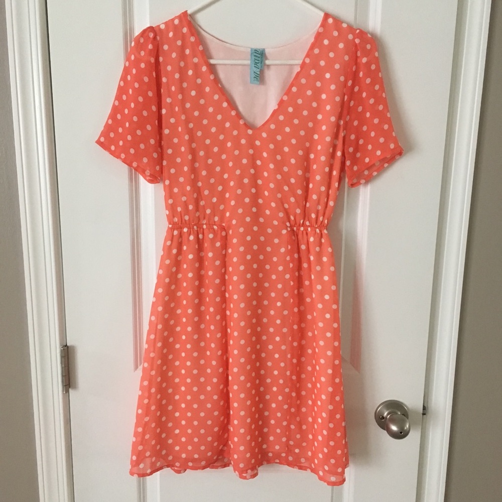 Summer polka dot dress